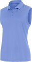 【送料無料】 アンティグア レディース ポロシャツ トップス Antigua Women's Recap Sleeveless Golf Polo Lavend...