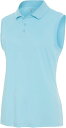 【送料無料】 アンティグア レディース ポロシャツ トップス Antigua Women's Recap Sleeveless Golf Polo Powder...