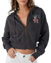 【送料無料】 オニール レディース パーカー・スウェット アウター O'Neill Women's Darcie Zip Hoodie Washed Black