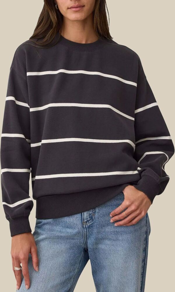 マリーン レイヤー レディース アウター パーカー・スウェット クルーネック シャツ フリース Marine Layer Women's Cloud 9 Fleece Ov..