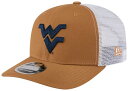【送料無料】 ニューエラ レディース 帽子 アクセサリー New Era Adult West Virginia Mountaineers Brown EG Trucker 9Seventy Adjustable Stretch-Snap Hat(4)