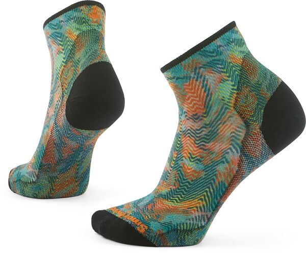 スマートウール メンズ アンダーウェア 靴下 プリント アンクル Smartwool Women's Bike Jungle Music ..