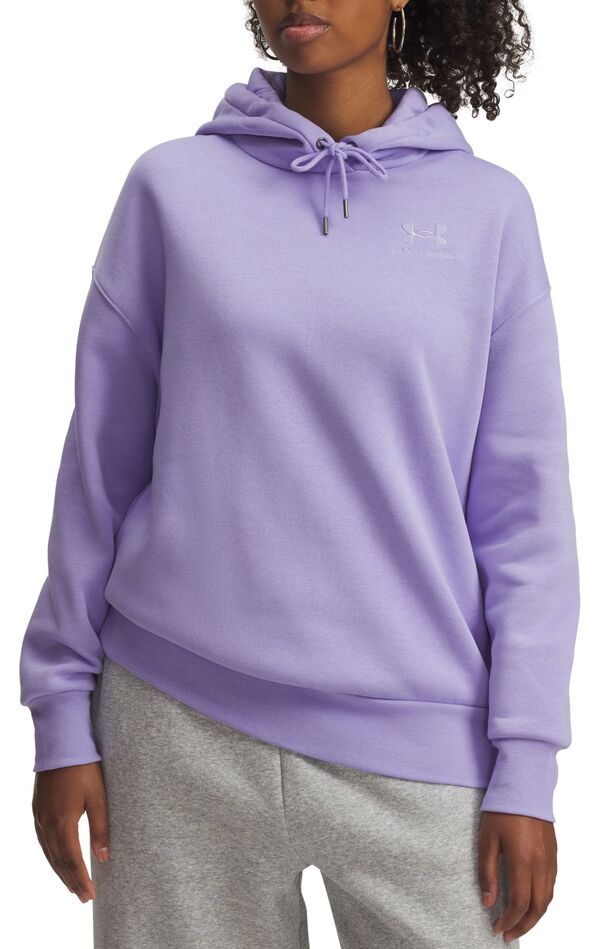 アンダーアーマー レディース アウター パーカー・スウェット フリース Under Armour Women's Icon Fleece Oversized Hoodie Transparent