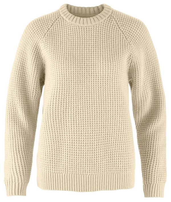 フェールラーベン レディース アウター ニット・セーター Fjallraven Women's Ovik Waffle Knit Sweater Light Beige ベージュ
