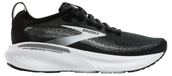 ブルックス メンズ シューズ スニーカー Brooks Men's Adrenaline GTS 25 Running Shoes Black/Grey/White ホワイト