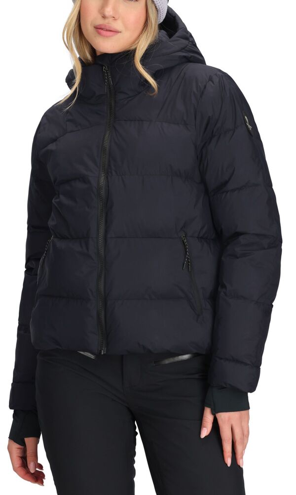 オバマイヤー レディース アウター ジャケット・ブルゾン Obermeyer Women'slopeside Puffer Jacket Black ブラック