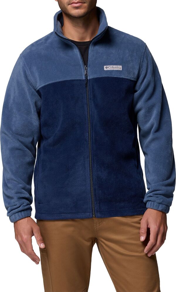 コロンビア メンズ アウター ジャケット・ブルゾン Tシャツ トール フリース Columbia Men's Big & Tall Steens Mountain Full Zip Fleece Jacket Dark Mountain/Colleg Navy ネイビー