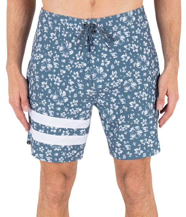 【送料無料】 ハーレー メンズ ハーフパンツ・ショーツ 水着 Hurley Men's Phantom-Eco Block Party 18" Boardshorts Grey Teal 2