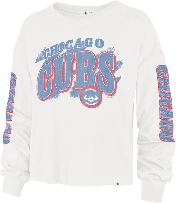 【送料無料】 フォーティーセブン レディース Tシャツ トップス '47 Women's Chicago Cubs Cream Parkw..