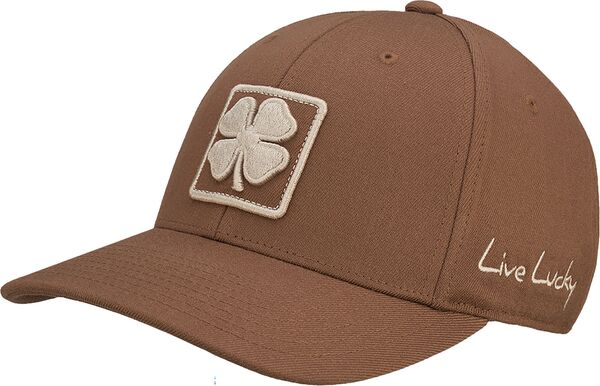 【送料無料】 ブラック クローバー レディース 帽子 アクセサリー Black Clover Adult Boxed in Luck Golf Hat Brown/White