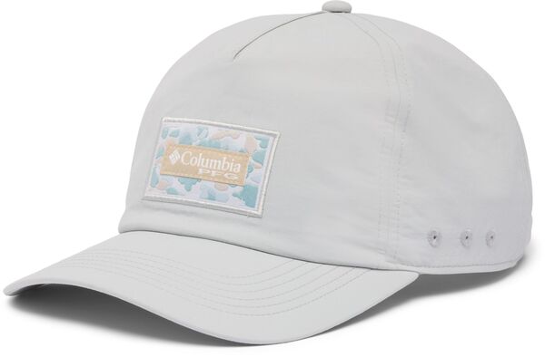 楽天ReVida 楽天市場店【送料無料】 コロンビア レディース 帽子 アクセサリー Columbia PFG Lost Waters Snap Back Ball Cap Cool Grey/Duck Camo Patch