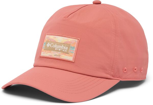 楽天ReVida 楽天市場店【送料無料】 コロンビア レディース 帽子 アクセサリー Columbia PFG Lost Waters Snap Back Ball Cap Rosewood/Open Water Waved Patch