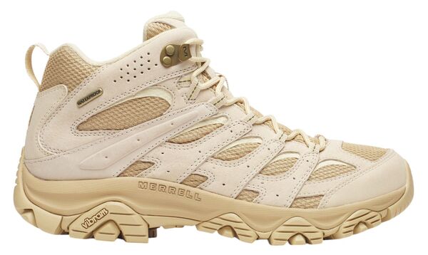 ���� ��� ���塼�� �֡��ġ��쥤��֡��� Merrell Men's Moab 3 Mid Waterproof Hiking Boots Latte