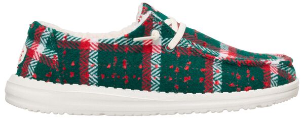 ヘイデュード レディース シューズ スニーカー Hey Dude Wendy Confetti Plaid Cozy Shoe Red/Green/Multi レッド