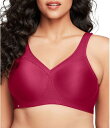 【送料無料】 グラマライズ レディース ブラジャー スポーツブラ アンダーウェア Glamorise Women's MagicLift Seamless High Support Sports Bra Ruby Red