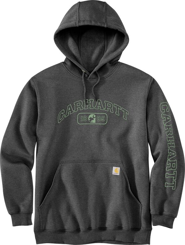  カーハート メンズ パーカー・スウェット アウター Carhartt Adult St. Patricks Day Hoodie Carbon Heather