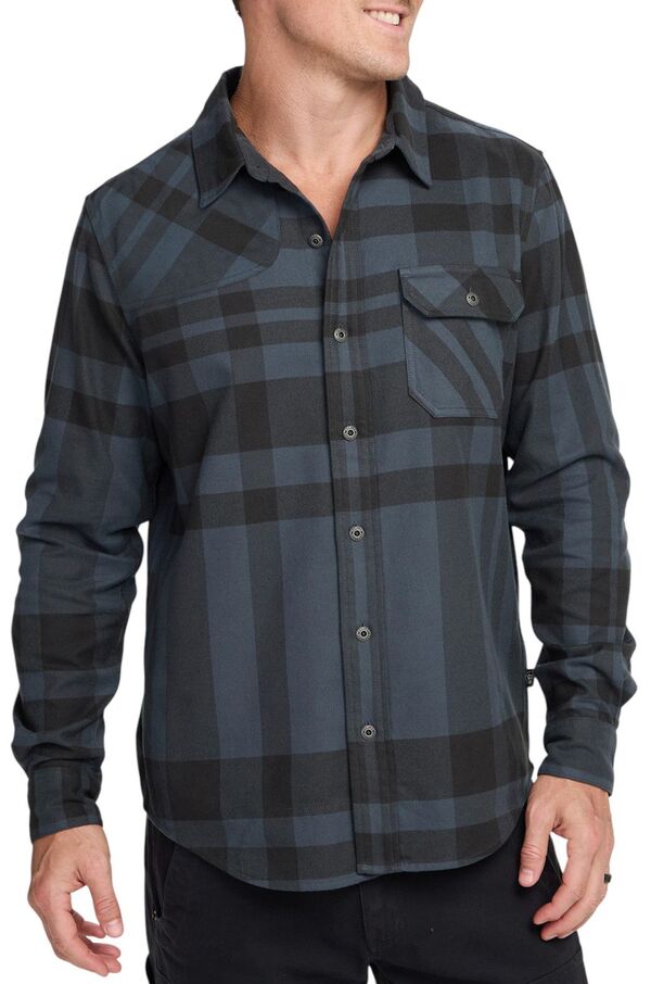 ハウラーブラザーズ メンズ トップス シャツ Howler Brothers Men 039 s Harker 039 s Flannel Shirt Petrol