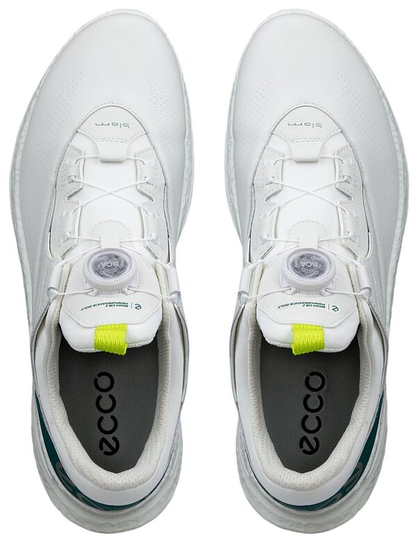 ������ ��� ������������� ���� ECCO Men's M Golf Biom C5 BOA Golf Shoes White/Baygreen �ۥ磻��