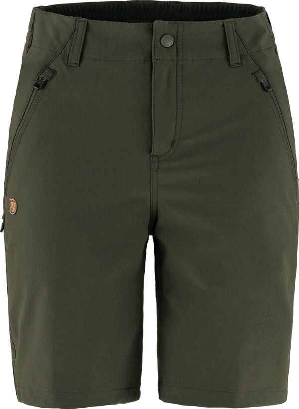 フェールラーベン レディース ボトムス ハーフパンツ・ショーツ ショートパンツ Fjallraven Women's Abisko Trail Stretch Shorts Deep Forest フォレスト