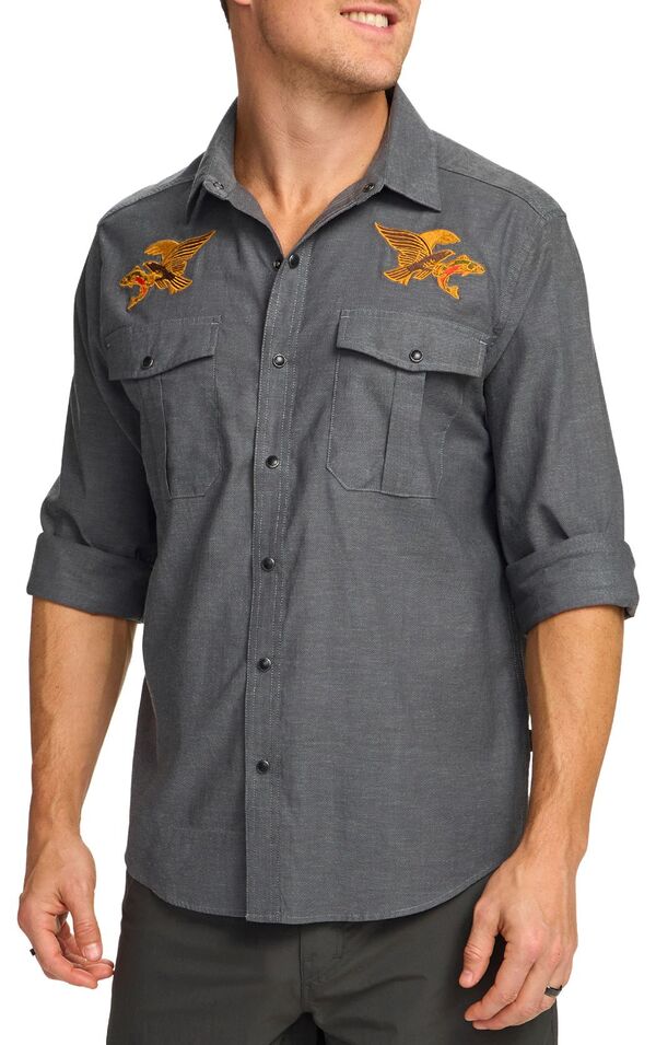 ハウラーブラザーズ メンズ トップス シャツ Howler Brothers Men's Gaucho Snapshirt Osprey
