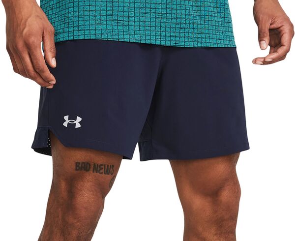 【送料無料】 アンダーアーマー メンズ ハーフパンツ・ショーツ ボトムス Under Armour Men's Vanish Woven 6" Shorts Midnight Navy/Mod Gray