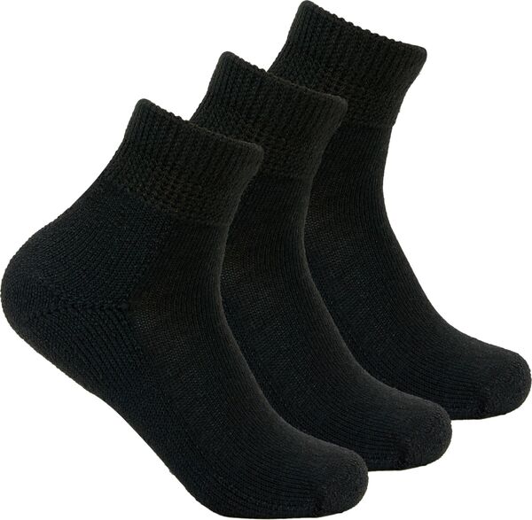 yz \[X fB[X C A_[EFA Thorlo Running Maximum Cushion Ankle Socks - 3 Pack Black