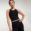 【送料無料】 キャリー レディース ブラジャー アンダーウェア CALIA Women's Energize High Neck Crop Top Pure Black