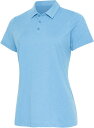 【送料無料】 アンティグア レディース ポロシャツ トップス Antigua Women's Matter Golf Polo Blue Sky Heather
