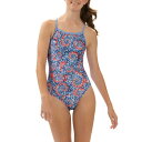 【送料無料】 ドルフィン レディース 上下セット 水着 Dolfin Women's Uglies Print V-2 Back One Piece Swimsuit Imagine(4)