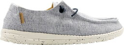 【送料無料】 ヘイデュード レディース スニーカー シューズ Hey Dude Women's Wendy Chambray Shoes White/Blue