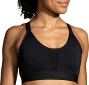【送料無料】 ブルックス レディース ブラジャー アンダーウェア Brooks Women's Drive Plunge Run Bra 2.0 Black