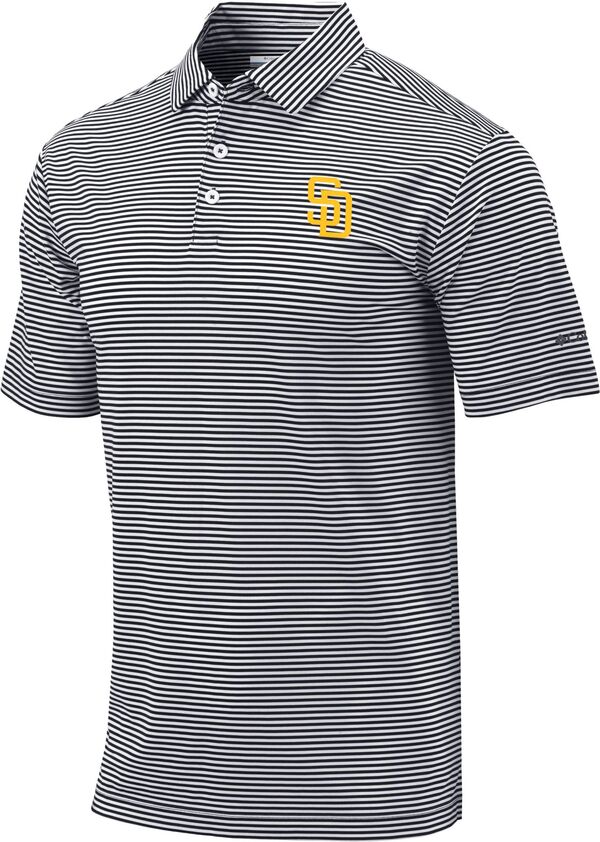 コロンビア メンズ トップス ポロシャツ Columbia Men'san Diego Padres Golf Club Invite Omni-Wick Polo Black ブラック