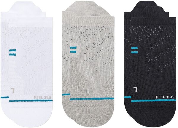 【送料無料】 スタンス メンズ 靴下 アンダーウェア Stance Men's Athletic Tab 3-Pack Socks White/Black/Grey