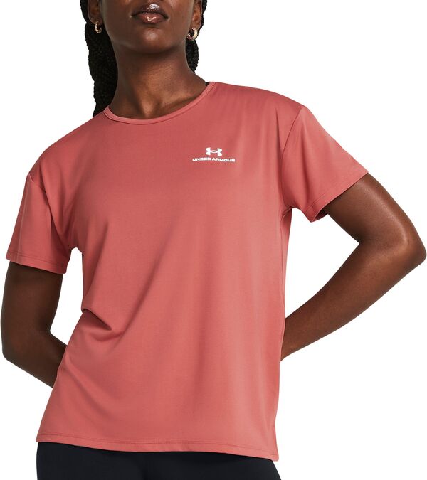 yz A_[A[}[ fB[X TVc gbvX Under Armour Women's Vanish Energy 2.0 Short Sleeve T-Shirt Sedona Red