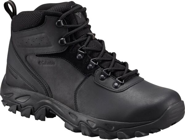 コロンビア メンズ シューズ ブーツ・レインブーツ プラスサイズ Columbia Men's Newton Ridge Plus II Waterproof Hiking Boots Black/Black ブラック