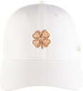 【送料無料】 ブラック クローバー レディース 帽子 ゴルフキャップ アクセサリー Black Clover Women's Hollywood 4 Golf Hat Rose Gold/White