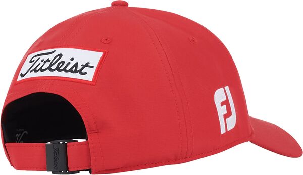 【送料無料】 タイトリスト メンズ 帽子 ゴルフキャップ アクセサリー Titleist Men's Tour Performance Golf Hat Red/White