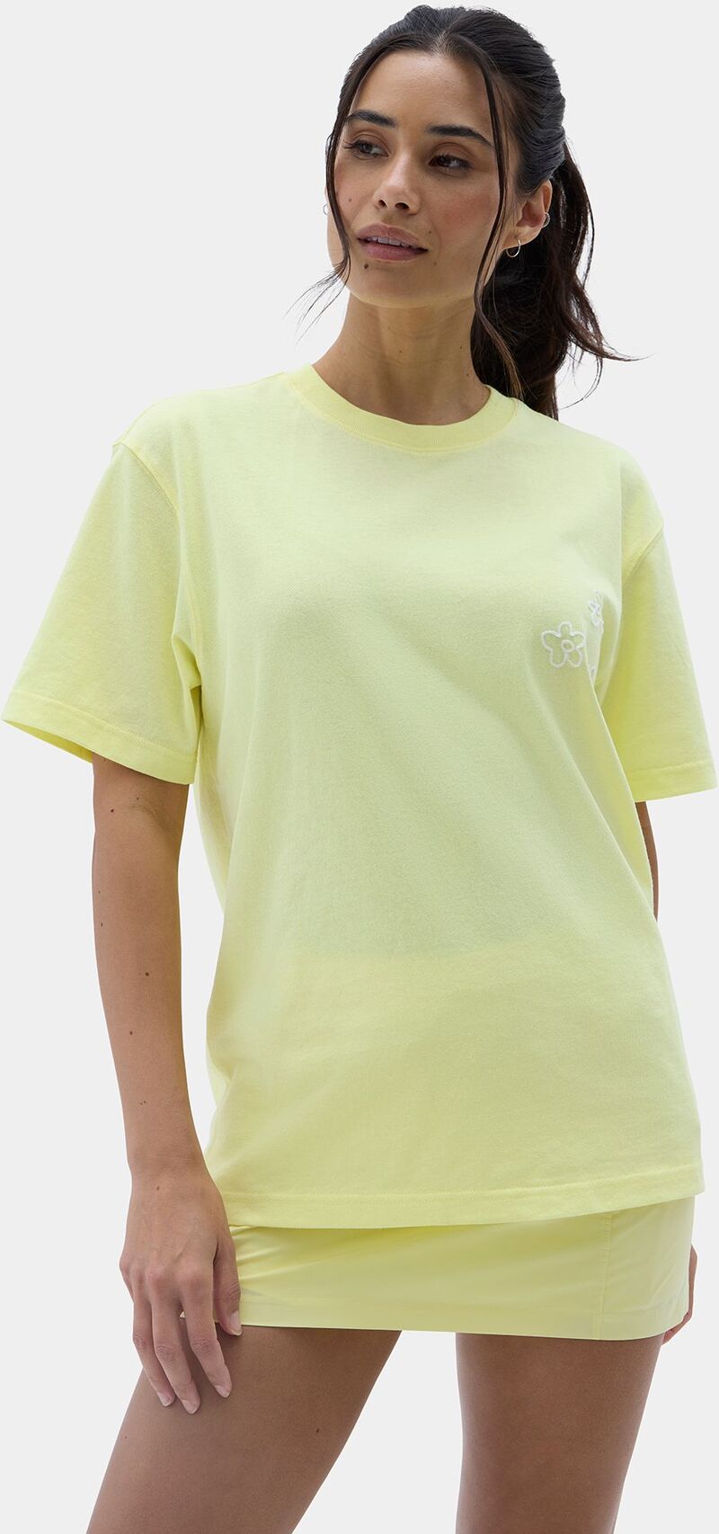 ハーフデイズ レディース トップス Tシャツ グラフィック Halfdays Women's Oversized Graphic T-Shirt Limoncello