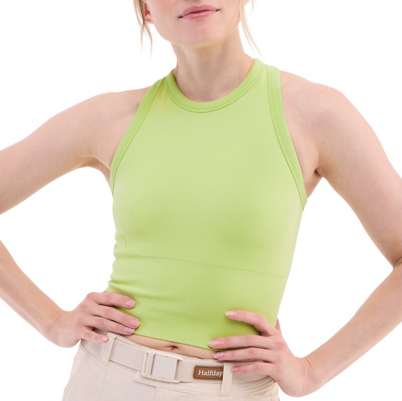 ハーフデイズ レディース トップス シャツ Halfdays Women'sunn Seamless Topistachio