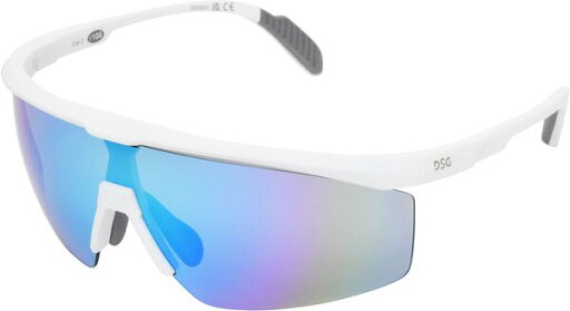 【送料無料】 DSG メンズ サングラス・アイウェア アクセサリー DSG Semi Rim Shield Sunglasses White/Blue 【送料無料】 DSG メンズ サングラス・アイウェア アクセサリー DSG Semi Rim Shield Sunglasses White/Blue
