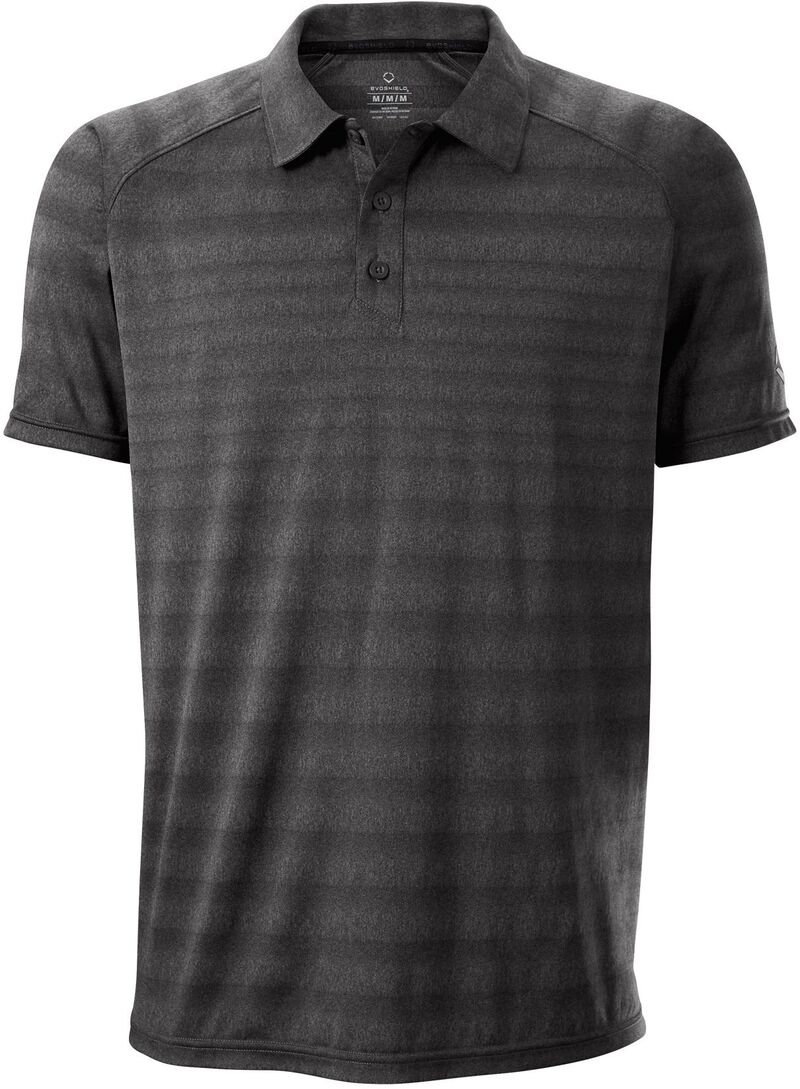 エボシールド メンズ トップス ポロシャツ EvoShield Men's Grandstand Polo Black ブラック