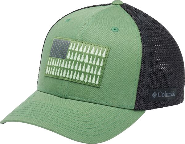 【送料無料】 コロンビア メンズ 帽子 アクセサリー Columbia Mesh Tree Flag Ball Cap Canteen/Black