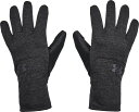 【送料無料】 アンダーアーマー メンズ 手袋 アクセサリー Under Armour Men's Storm Fleece Gloves Black/Jet G...