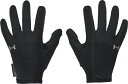 【送料無料】 アンダーアーマー レディース 帽子 アクセサリー Under Armour Storm Run Liner Gloves Black