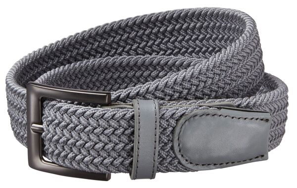 【送料無料】 ウォルターヘーゲン メンズ ベルト アクセサリー Walter Hagen Men's Solid Braided Golf Belt Grey