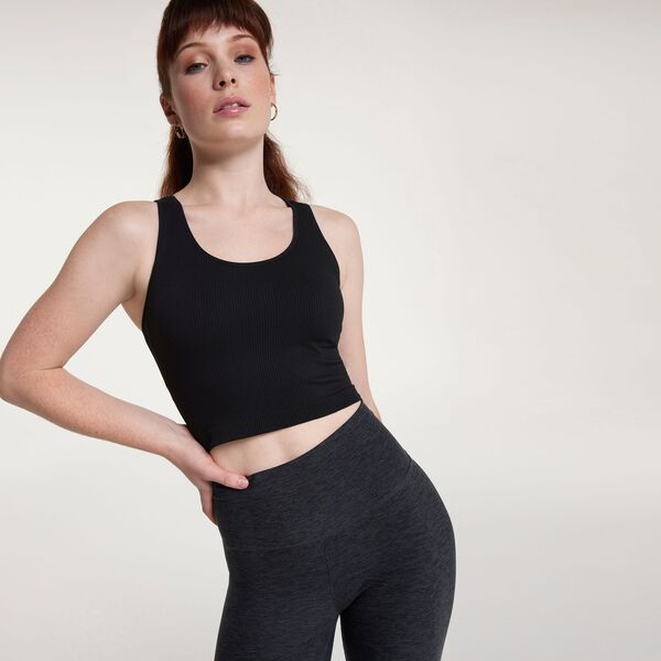 【送料無料】 キャリー レディース ブラジャー アンダーウェア CALIA Women's Seamless Brami Pure Blackのサムネイル