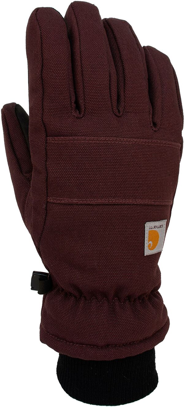 yz J[n[g fB[X  ANZT[ Carhartt Women's Insulated Duck Synthetic Leather Knit Cuff Gloves Deep Wine