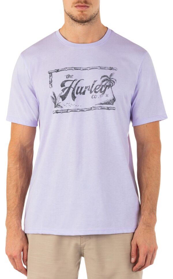  ハーレー メンズ Tシャツ トップス Hurley Men's Everyday Vintage T-Shirt Lilac