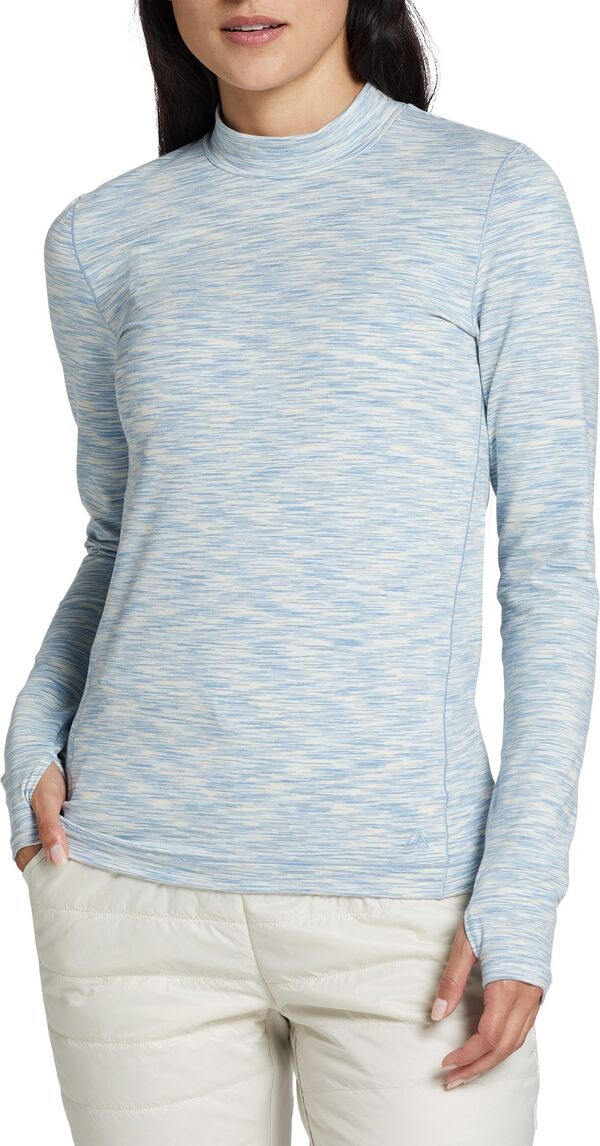 【送料無料】 アルパインデザイン レディース シャツ トップス Alpine Design Women's Field Knit Mock Neck Shirt Sparkling Water Space Dye