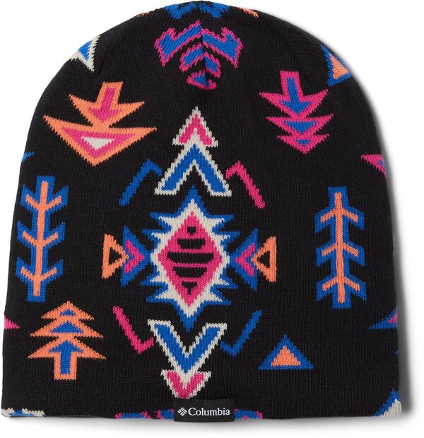 【送料無料】 コロンビア メンズ 帽子 アクセサリー Columbia Belay Butte Beanie Blk Wovn Ntre/Brght Indgo